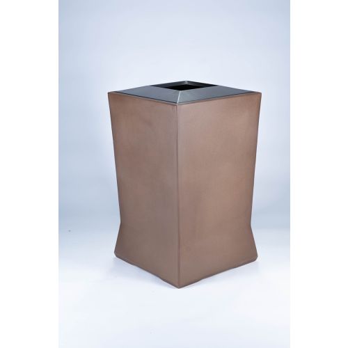 Commercial Zone ModTec 39 Gallon Trash Container, Old Bronze
